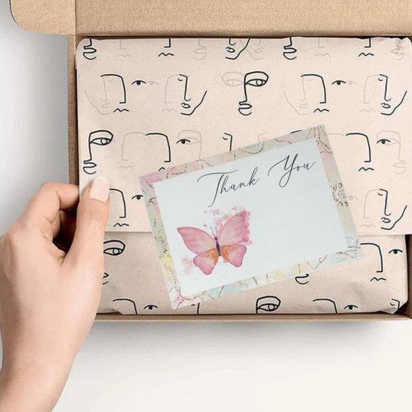 Thank You Card - Greeting Cards - Small Business Cards - Custom Card - Picture 4 of 11